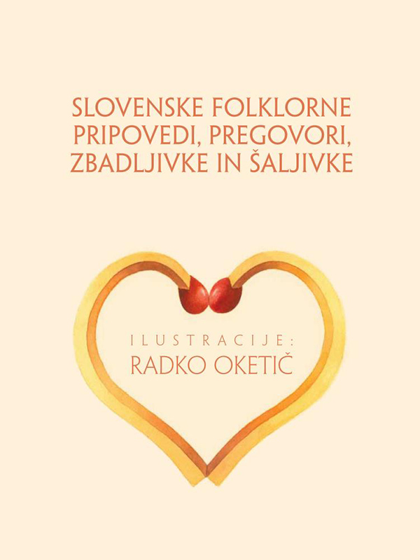 Naslovnica knjige z obrobo srca iz vžigalic.